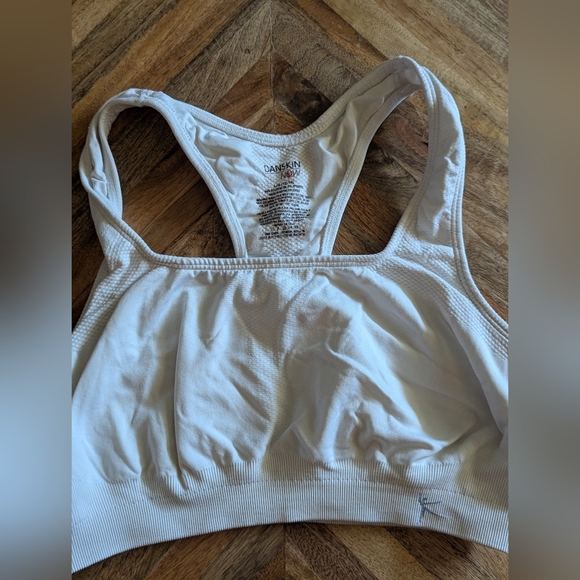 Danskin Now White Sports Bra - Picture 1 of 2